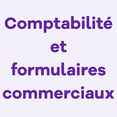 Image Comptabilité et formulaires commerciaux